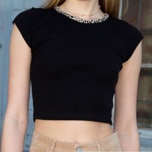 Brandy Melville Ashlyn cheetah top
